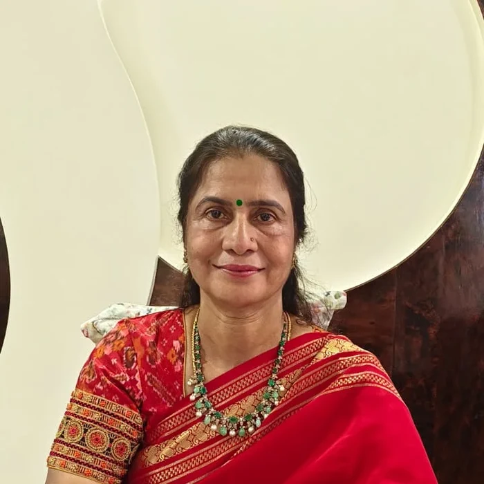Portrait of Mrs. M. Ramadevi, Co-Founder and Head Mistress of St. Lawrence High School